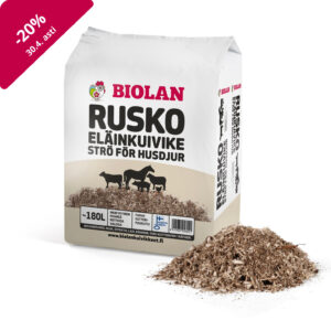 RUSKO-eläinkuivike -lava